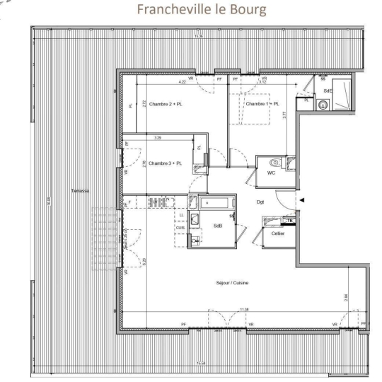  Annonces LATOURDESALVAGNY : Apartment | FRANCHEVILLE (69340) | 105 m2 | 785 000 € 
