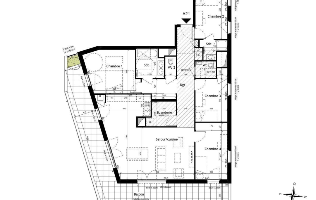 Annonces LATOURDESALVAGNY : Apartment | LYON (69009) | 130 m2 | 610 000 € 